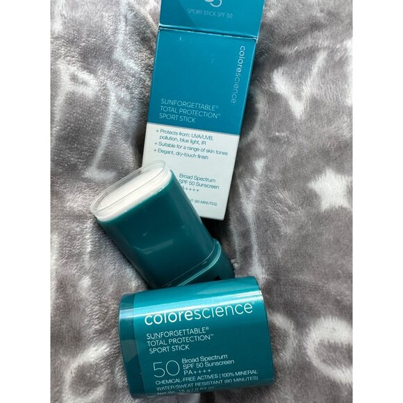 Colorescience Sunforgettable Total Protection Sport Stick SPF 50 Sunscreen 18g - Picture 2 of 7